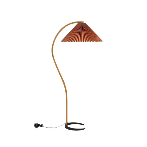 Radilum Caprani Floor Lamp Beech Wood and Linen