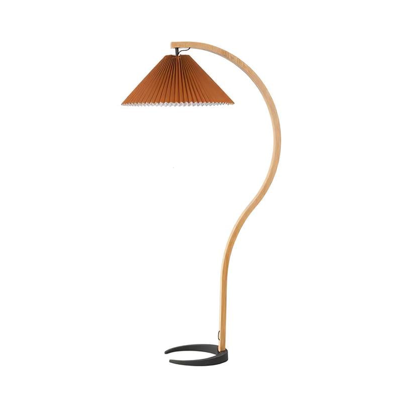 Radilum Caprani Floor Lamp Beech Wood and Linen