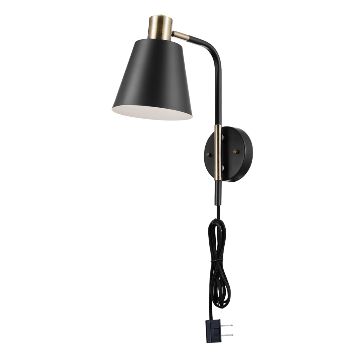 Globe Electric Novogratz Cleo 14in Tall Wall Sconce Matte Black